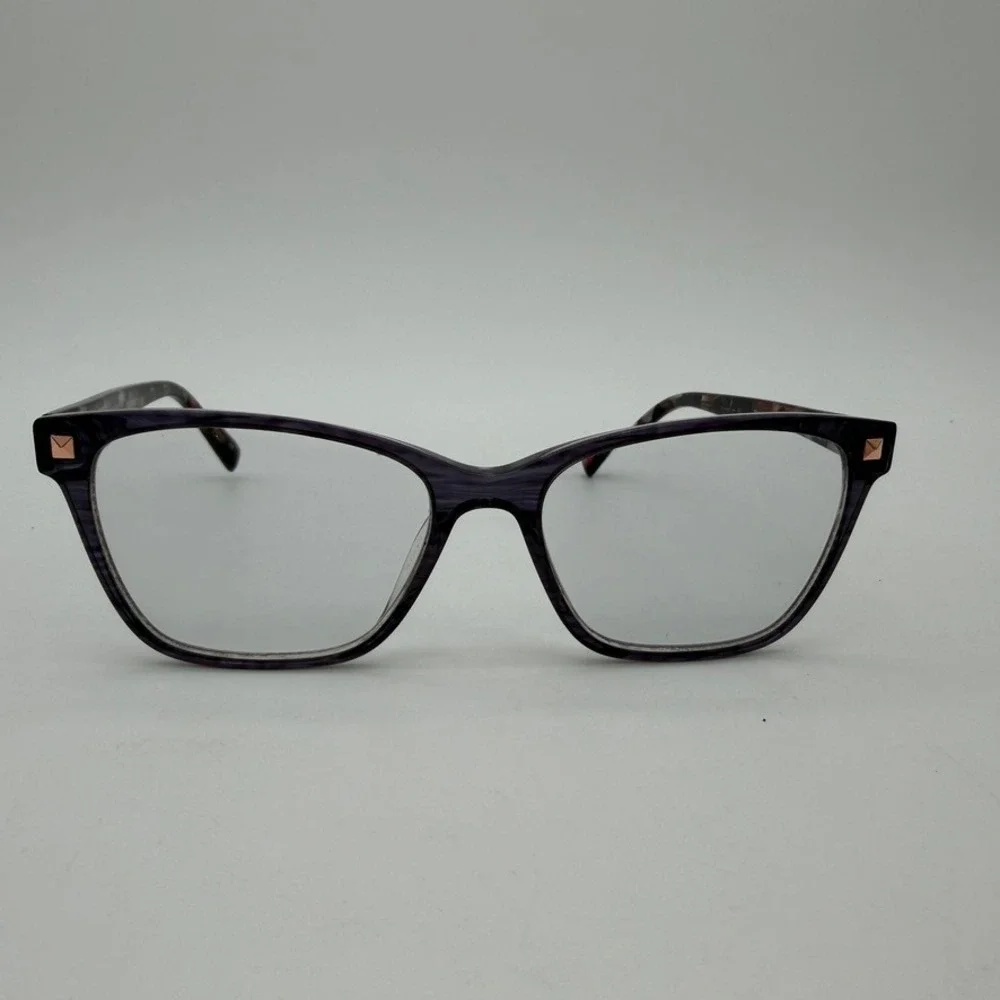 gx by Gwen Stefani GX091 GRY Purple Tortoise Eyeglass Frames 54-16